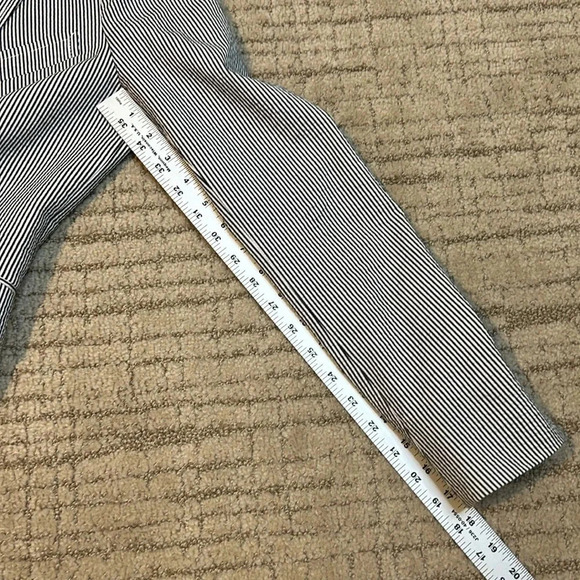 Anne Klein seer sucker black/white blazer size 8 - Picture 10 of 11